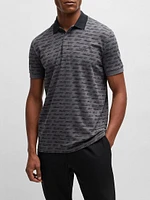 Paddy Polo Shirt Printed Stretch Cotton