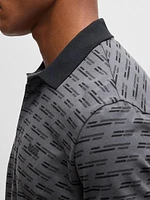 Paddy Polo Shirt Printed Stretch Cotton