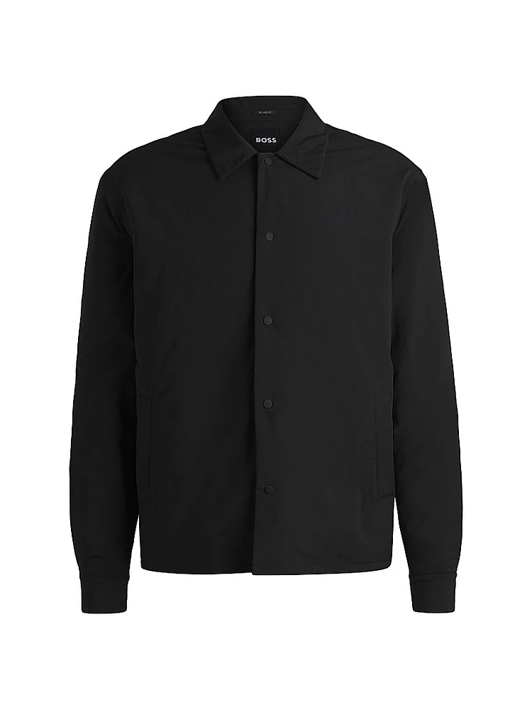 Relaxed-Fit Overshirt with Lightweight Padding
