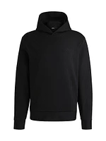 Regular-Fit Hoodie a Pinstripe Cotton