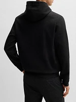 Regular-Fit Hoodie a Pinstripe Cotton
