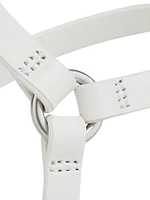 Geo Strappy Leather Sandals
