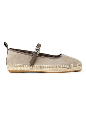 Spire Leather Mary Jane Espadrilles