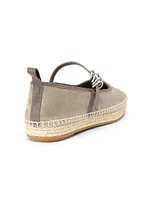 Spire Leather Mary Jane Espadrilles
