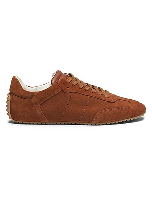Cass Faux-Suede Low-Top Sneakers