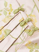 Mari Gathered Floral A-Line Minidress