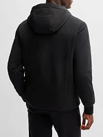 Hooded Regular-Fit Jacket Mixed Materials