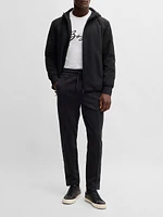 Hooded Regular-Fit Jacket Mixed Materials