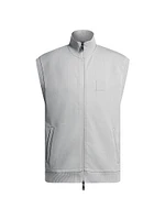 Sleeveless Zip-Up Sweatshirt Cotton