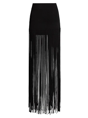 Carlyle Fringe Miniskirt