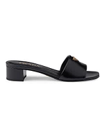 Saffiano Leather Sandals