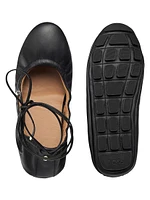 Nappa-Leather Ballerinas