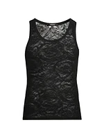 Barocco Sheer Lace Tank