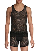 Barocco Sheer Lace Tank