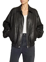 Bomber Jacket in Lambskin