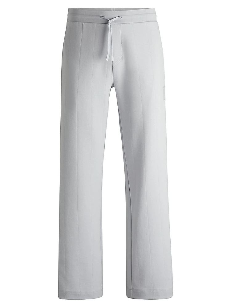 Tracksuit Bottoms a Drop-Needle Cotton