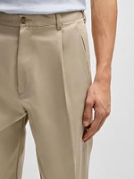 Relaxed-Fit Trousers Cotton Twill