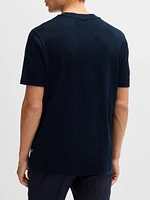 Mercerized-Cotton T-Shirt with Double B Monograms