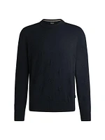 Wool Sweater with Double B Monograms