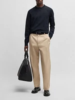 Wool Sweater with Double B Monograms