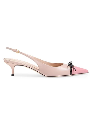 Bepointy Slingback Pumps Kidskin 45MM