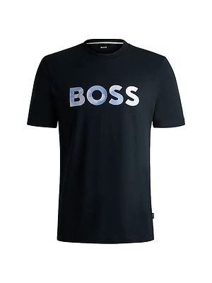 Cotton-Jersey Regular-Fit T-Shirt with Script Logo