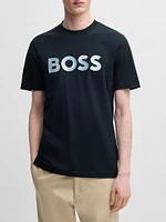 Cotton-Jersey Regular-Fit T-Shirt with Script Logo