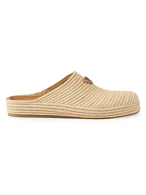 Raffia Mules