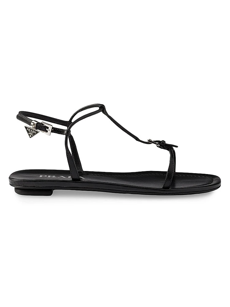 Flat Leather Sandals