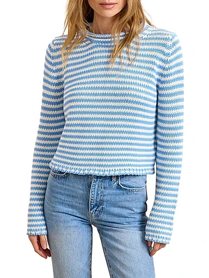 Fine Stripe Mini Marina Sweater