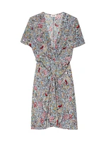 Rozom British Flowers Minidress