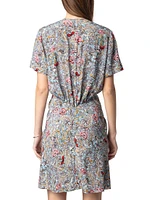 Rozom British Flowers Minidress