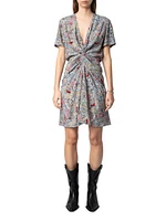 Rozom British Flowers Minidress