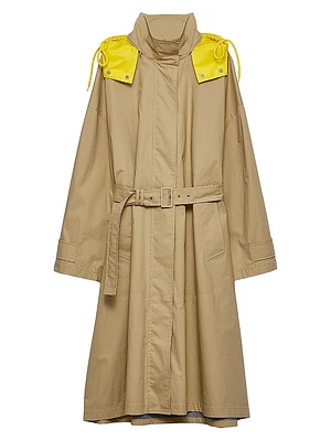 Technical Poplin Raincoat