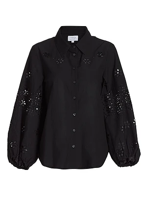 Marina Eyelet Cotton Top