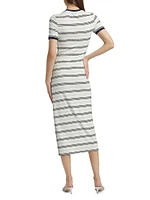 Shanna Striped Midi-Dress