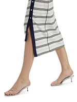 Shanna Striped Midi-Dress