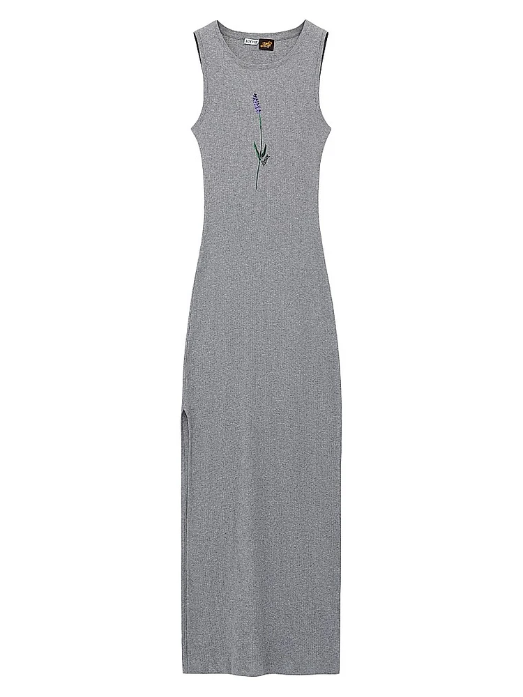 LOEWE x Paula's Ibiza Lilac Tank Maxi Dress