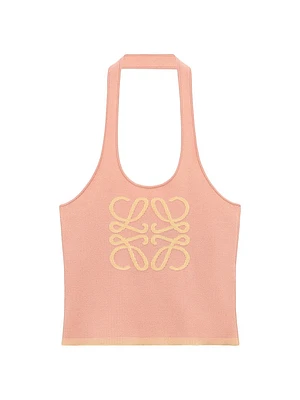 LOEWE x Paula's Ibiza Logo Halterneck Tank