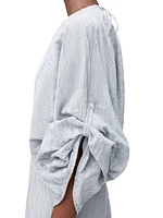 LOEWE x Paula's Ibiza Striped Long-Sleeve Caftan