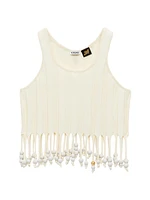 LOEWE x Paula's Ibiza Beaded Tassel Tank Top