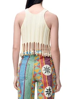 LOEWE x Paula's Ibiza Beaded Tassel Tank Top