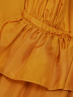 Rhiannon Ruffled Silk Maxi Dress