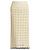Rhiannon Crochet Midi-Skirt