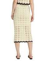 Rhiannon Crochet Midi-Skirt