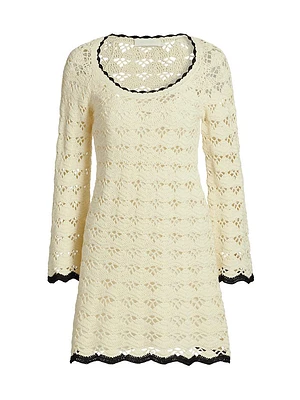 Rhiannon Crochet Minidress