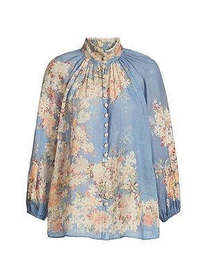 Cascadian Floral Billow Blouse