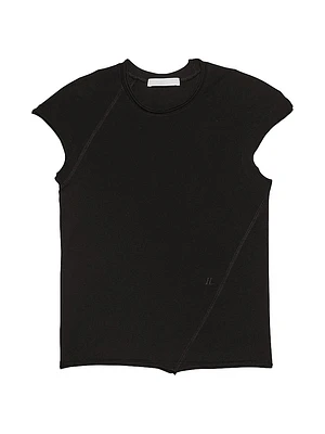 Twisted Crop Crewneck Top