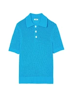 Knit Polo Shirt