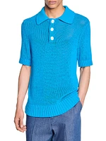 Knit Polo Shirt